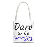 "Dare to be Different" Tote Bag Blue