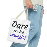 "Dare to be Different" Tote Bag Blue