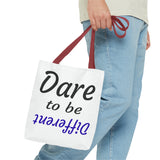 "Dare to be Different" Tote Bag Blue
