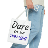 "Dare to be Different" Tote Bag Blue