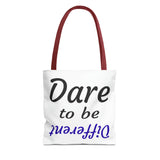 "Dare to be Different" Tote Bag Blue