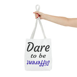 "Dare to be Different" Tote Bag Blue