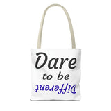 "Dare to be Different" Tote Bag Blue