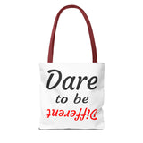 "Dare to be Different" Tote Bag Red