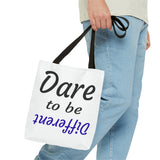 "Dare to be Different" Tote Bag Blue