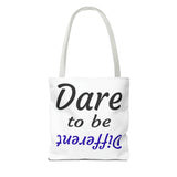 "Dare to be Different" Tote Bag Blue