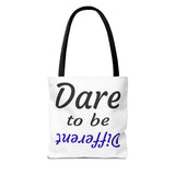 "Dare to be Different" Tote Bag Blue