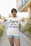 Dare to be Different Blue Crewneck Sweatshirt