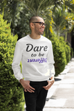 Dare to be Different Blue Crewneck Sweatshirt